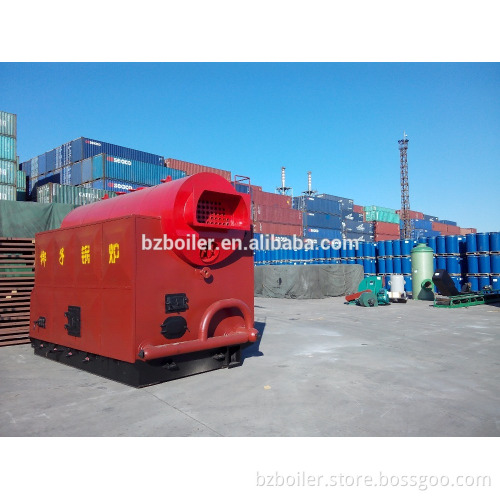 wood chips hot water boiler